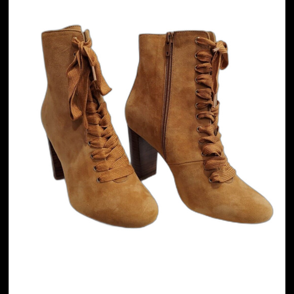 Sezane Shoes - NEW Sezane Lace Up Booties,  Size 7.5/ 38